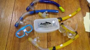 Snorkels and Goggles