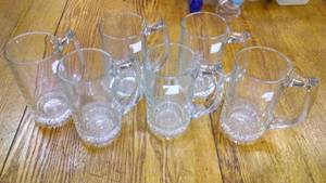 Lowenbrau Glass Beer Mug Stein (6)