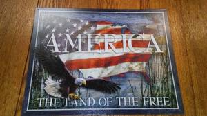 Land of the Free Metal Sign