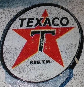 Texaco Hatful of Pep Metal Sign