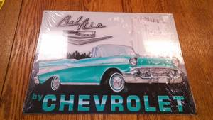 CHEVY Bel Air Metal Sign