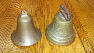 Vintage Brass Bells (2)