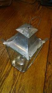 Mini Vintage Aluminum Lantern