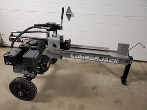 New 9 Ton Log Splitter with Wheels and Hitch Mount