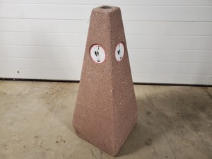 Commercial Outdoor Concrete Cigarette Receptacle Ashtray