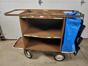Steel Maid Cart with Organizer