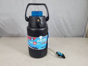 New nICE 1 Gallon Pump 2 Pour Beverage Dispenser