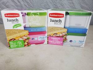 2 New Rubbermaid Lunch Blox Sets