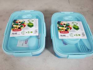 2 New Curver To Go Lunch Kits
