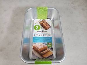 2 New Nordic Ware Natural Aluminum Loaf Pans