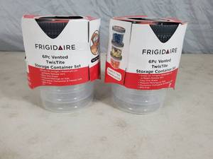 2 New 6 Piece Frigidaire Vented TwistTite Sets