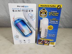 New Phone Sanitizer and New Wall Mount Air Purifier