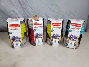 4 New Sets of Rubbermaid Take Alongs with Removable Trays
