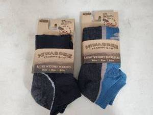 2 New Pair of Hiwassee Trading Merino Wool Socks - Large