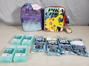 2 New Kids Lunchboxes and New Ice Packs