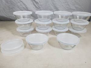 14 New Anchor Hocking Bowls with Lids