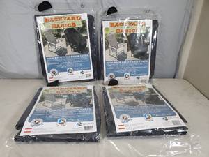4 New High Back Patio Chair Covers