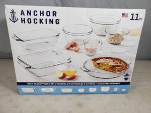 New Anchor Hocking 11 Piece Oven Basics Bake Set