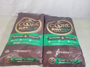 2 Bags Wellness Core Dog Food