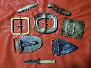Belt Buckles and Knives