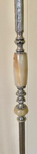 lot 63 image: Art DecoArt Nuevo Figurine Floor Lamp