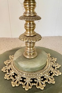 lot 116 image: Antique French Triple Candle Up Floor Lamp