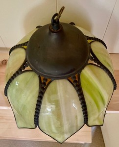lot 137 image: Vintage Mid Century Tulip Pendant Light Fixture