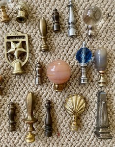 lot 135 image: FANTASTIC Finial Lot