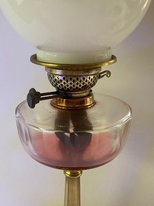 lot 169 image: Antique Oil Lamp