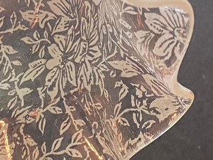 lot 192 image: Pair of Floral Vintage Light Fixture Shades