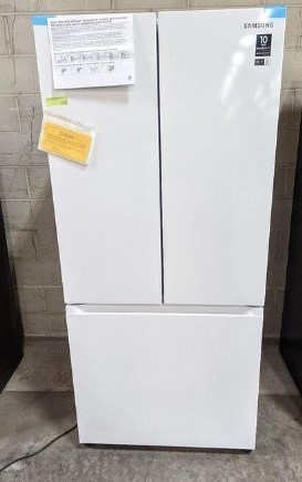 Samsung 18 cu. ft. Smart Counter Depth 3-Door French Door Refrigerator (Scratch and Dent) - 1 Year Warranty