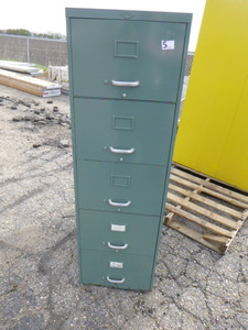 lot 5 image: 5 Drawer File Cabinet