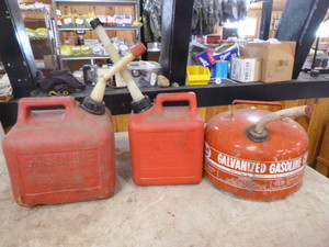 lot 40 image: 3 Gas Cans