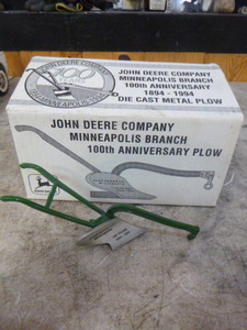 lot 87 image: John Deere Die Cast Metal Plow