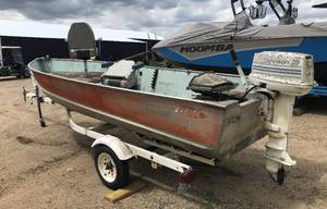 1973 Lund 16 with ShoreLandr Roller Trailer