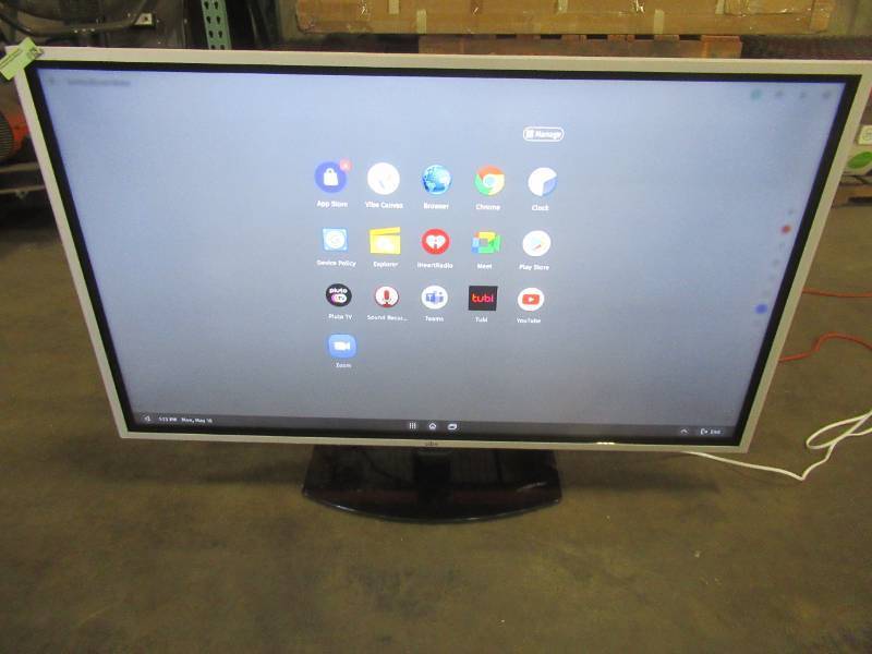 lot 309 image: Vibe Interactive 4K Touchscreen Collaboration Smart Whiteboard 55 Interactive digital whiteboard Vibe OS supports multi-person and multi-device editing and sharing on the Vibe 55 4K UHD interactive whiteboard in real-time.