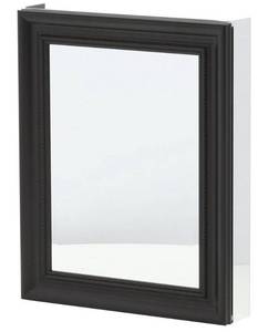 lot 170 image: Pegasus 24 in. x 30 in. Framed Recessed or Surface-Mount Bathroom Medicine Cabinet in Espresso
