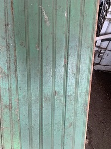 60 32 long chunks of vintage wood wainscotting