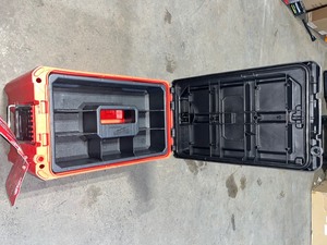 Milwaukee PACKOUT 10 in. Compact Portable Tool Box with Adjustable Dividers and Interior Storage Tray