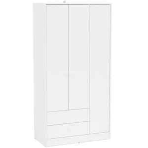 lot 12 image: (3) Cambridge White Wardrobe with 3 Doors and 2 Drawers