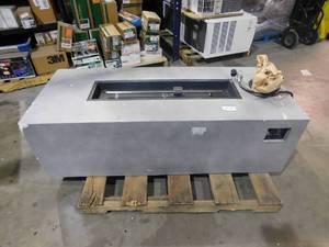 lot 35 image: 60 in. 50000 BTU Rectangle Concrete Propane Outdoor Furniture Fire Pits Table