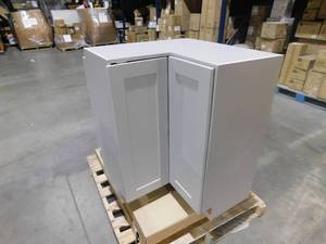 lot 95 image: (5) KITCHEN CABINETS IN GREY