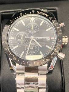 New Lator Calibre Stainless Chrono Watch $839 Retail