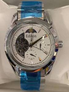 New Edison Automatic Moonphase Watch $795 Retail