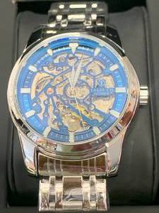 New Talis Co. Blue Skeleton Watch $750 Retail