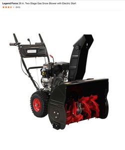 Legend Force 26 in. Two-Stage Gas Snow Blower with Electric Start. See Pictures