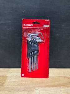 Husky Magnetic Tamperproof TORX L-Key Set (9-Piece). See Pictures