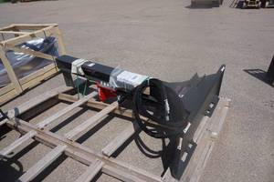 Brand New Grey Wolf Model 1064 Universal Mount Skid Loader Skid Steer Log Splitter Attachment
