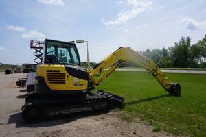 2012 Yanmar Model VIO 80 Mid Size Tracked Excavator