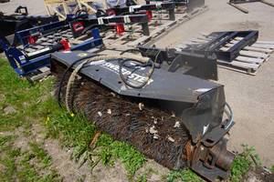 Paladin Sweepster Universal Mount Bobcat Skid Loader Skid Steer 6 Hydraulic Sweeper Attachment